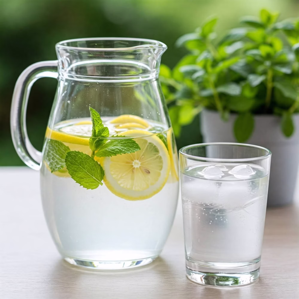 Refreshing infused filtered water
